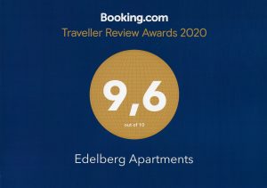 Traveller Review Award 2020 | Edelberg Apartments